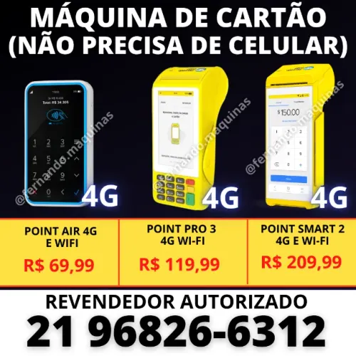 Máquina de cartão mercado pago  - Não precisa de celular