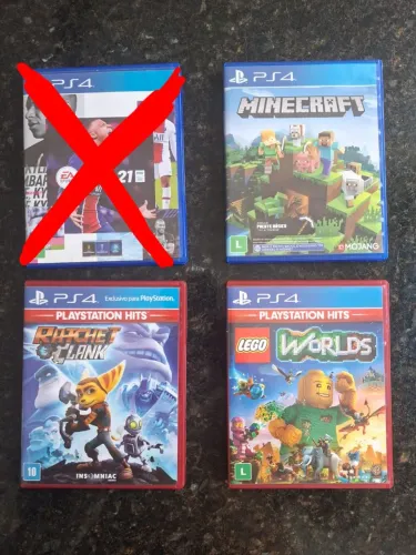 Jogos ps4 (Vendo separado, veja o perfil)