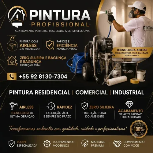 Pintura Profissional Airless - Residencial e Comercial