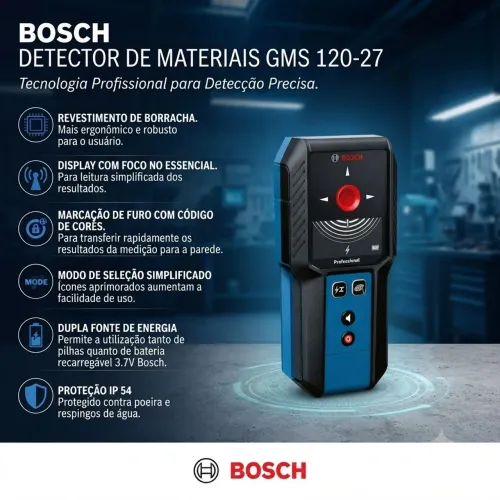 Scanner de parede Bosch - nunca usado