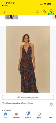 Vestido mídi farm
