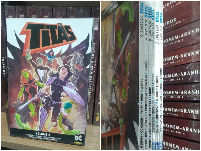 Coleção hq Completa Titãs do 1 ao 6 DC Panini