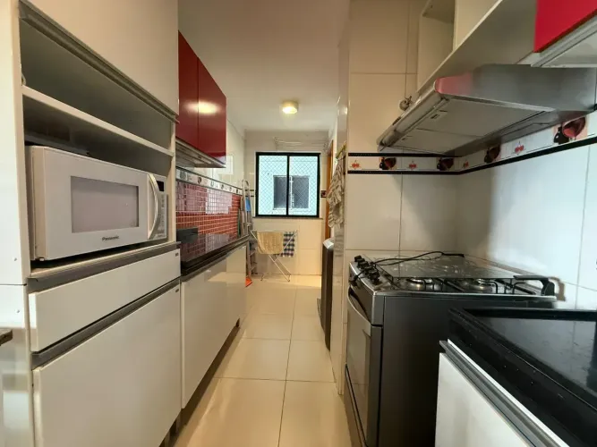 Apartamento para alugar Mobiliado. 2 quartos. 1 vaga de garagem. em Batista Campos - Belém
