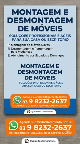 Montagem e desmontagem de móveis