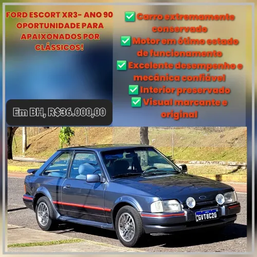 Ford Escort XR3 1.8 / 1.6 Beneton/form./laser 1990