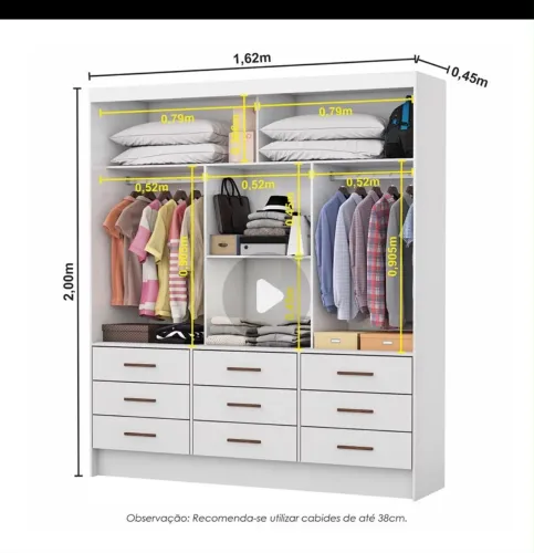 Guarda roupas closet