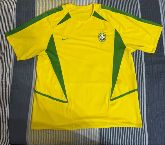 Camisa Oficial Seleção Brasileira 2002 GG Home