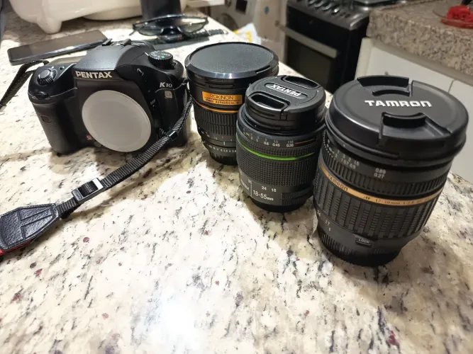 Kit de fotografia Pentax K10D