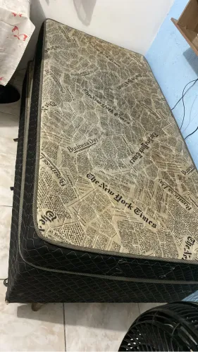 USADO CAMA BOX COM AUXILIAR DE MOLAS BICAMA 