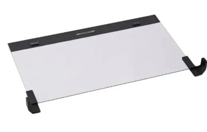 tampa de vidro original fogão Brastemp 5 bocas em aço inoxidável, modelo BFS5GDR.