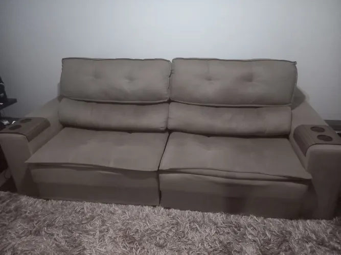 Vendo sofá retratil e reclinavel
