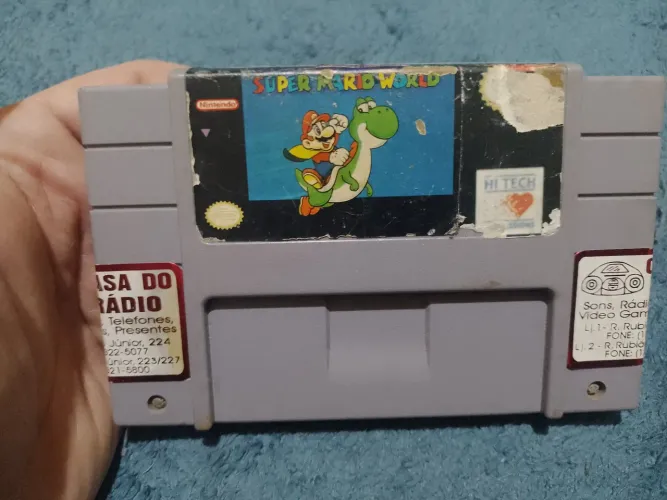 Vendo super Mario world original e salvando valor fixo !!!!