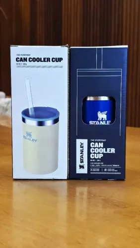 Stanley 3 Em 1 Porta Latas E Copo Termico Com Canudo 296ml