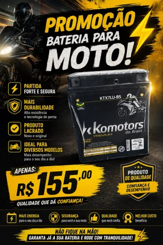 Promoção bateria moto lacrada,com garantia 