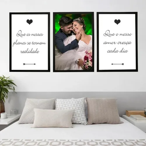 Quadros Personalizado Com Foto Casal Namorado 