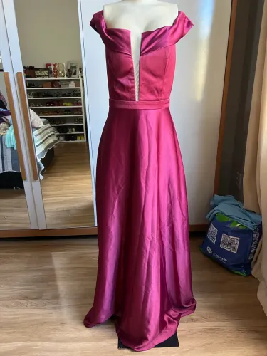Vestido de festa marsala - Bazar
