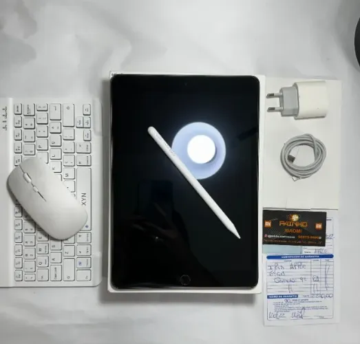 iPad 9 64GB + Kit Pencil Teclado Mouse - Envio OLX Pay - Faço Troca e Parcelo 18x 