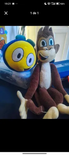 Peixonauta e Zico pelúcia