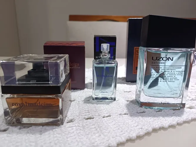 Kit 03 perfumes Jequiti masculinos novos