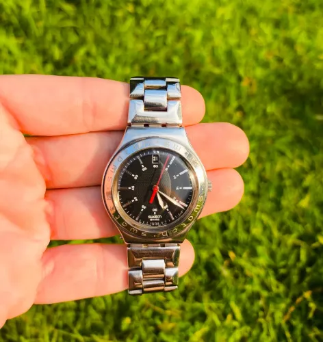 Relógio Swatch Irony Big Classic (AG 2002) - Suíço em Aço Inox