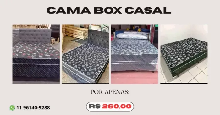 cama box casal (promoção)