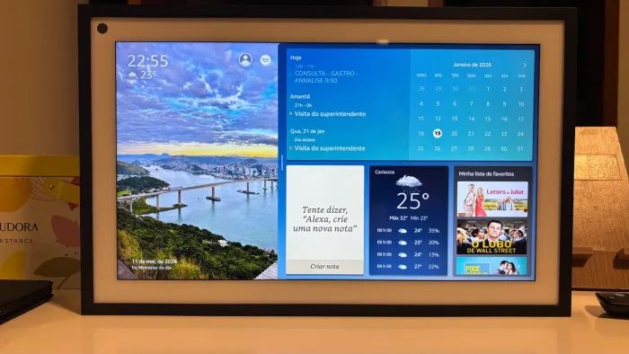 Echo Show 15 - Smart Display Full HD 15,6 com Alexa e Fire TV