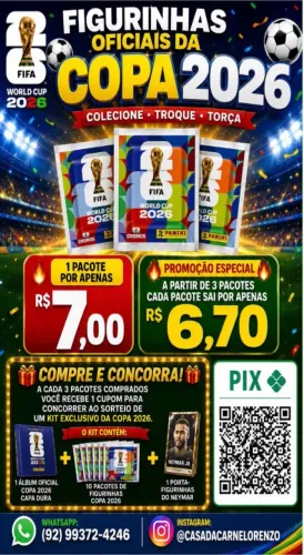 FIGURINHA COPA 2026