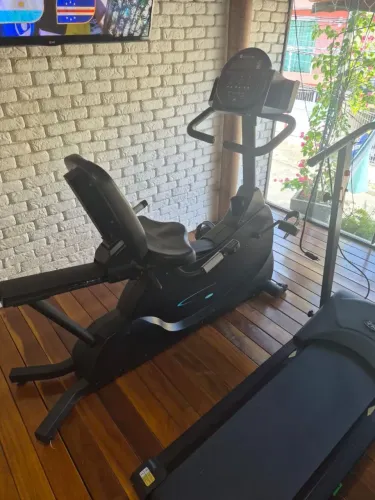 Bicicleta mais esteira elétrica