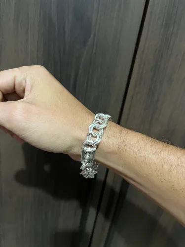 Pulseira de prata 950 porradão 49,5 gramas