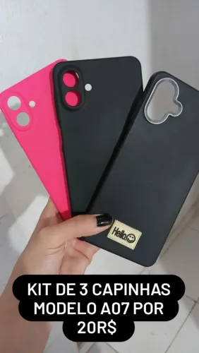 Kit De 3 Capinhas