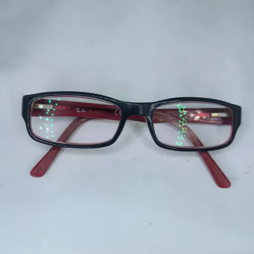 Armação de óculos Tommy Hilfiger original feminina azul vermelho e branco.