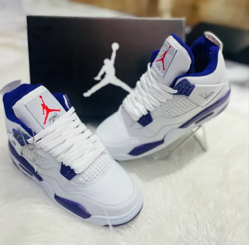 Jordan 4 Branco/Uva