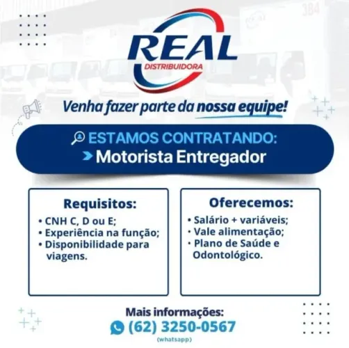 Motorista Entregador