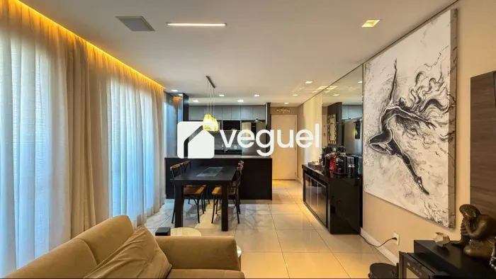 Apartamento para alugar, 89m² semi mobiliado, 3 quartos, sendo 1 suíte, Mansões Santo Anto