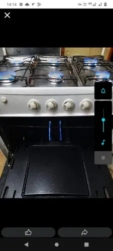 Fogão 6 bocas inox Brastemp