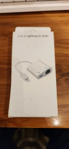 Adaptador Lightning para RJ45 + PD