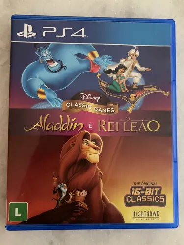 Jogo PS4 - Alladin e O Rei Leão