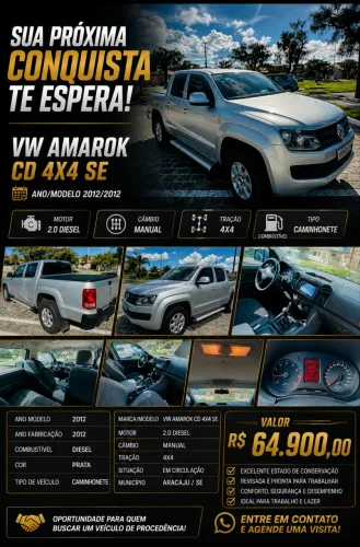 Volkswagen Amarok SE CD 2.0 16V TDI 4X4 Diesel 2012