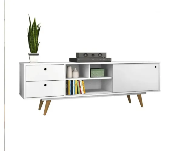 Rack branca para TV