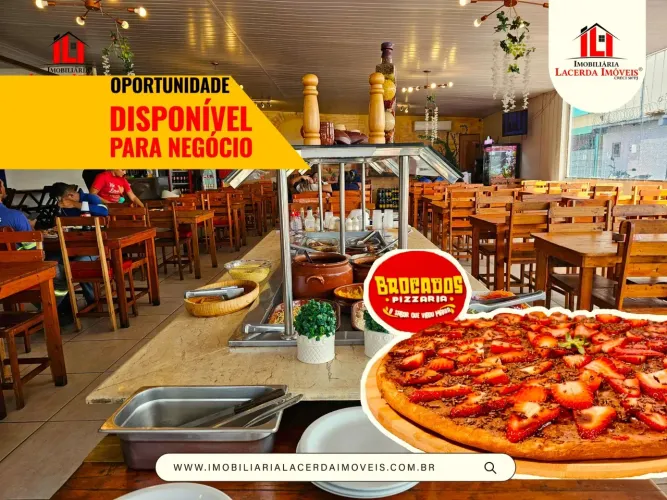 Pizzaria disponível para negócio