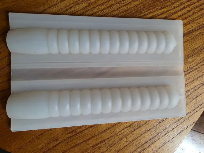 Molde de Silicone para Vela Tira Longa Reta
