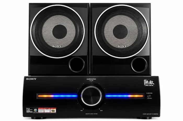 Amplificador Ta-Kmsw500 + Par Subwoofers Sony Muteki Ss-Wp7500 Leia Descrição 