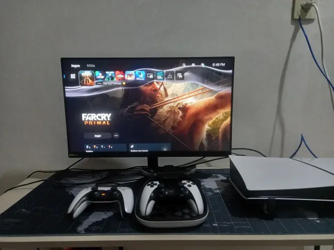 Playstation 5 com monitor Lg ultragear