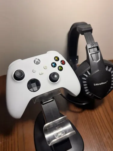 controle xbox series s + headset