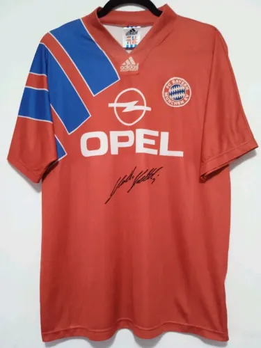 Camisa Bayern Munich 2000 #10 Matthaus Autografada Certificada