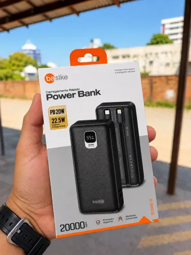 Power Bank de 10.000mah e 20.000mah Basike 