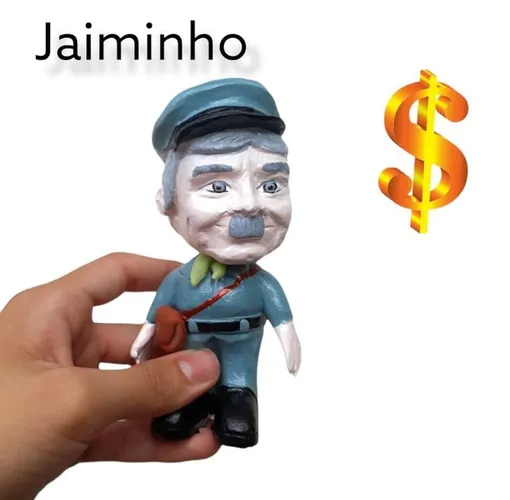 Boneco Jaiminho o carteiro da turma do chaves