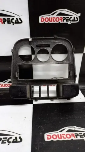 Moldura Central Painel Rádio Gol G4 Preto Original 5w0858061