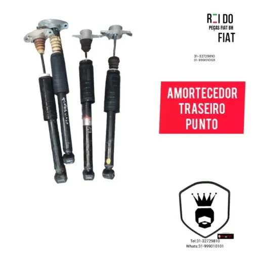 amortecedor traseiro fiat punto