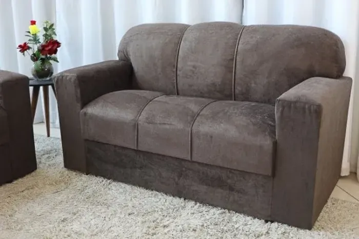 Sofá 3 Lugares Pop em Suede cores Rdecor 1,60mt 